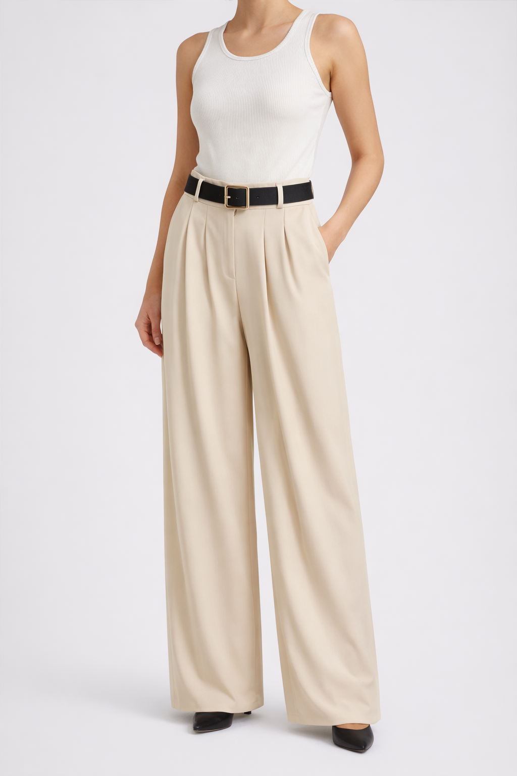 Broek Essential Beige